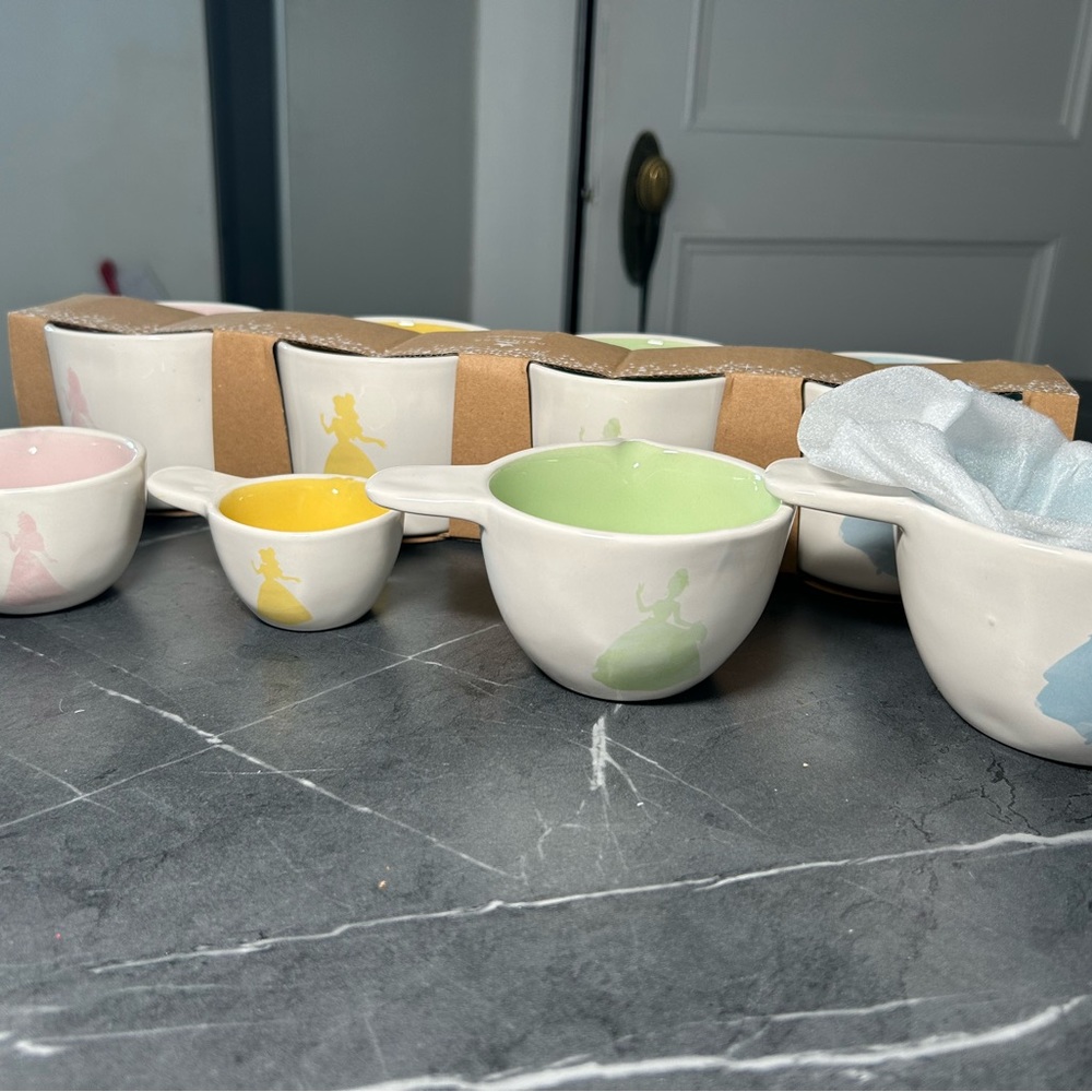 Rae Dunn Princess Measuring Cups and Cups Set - Picture 2 of 9
